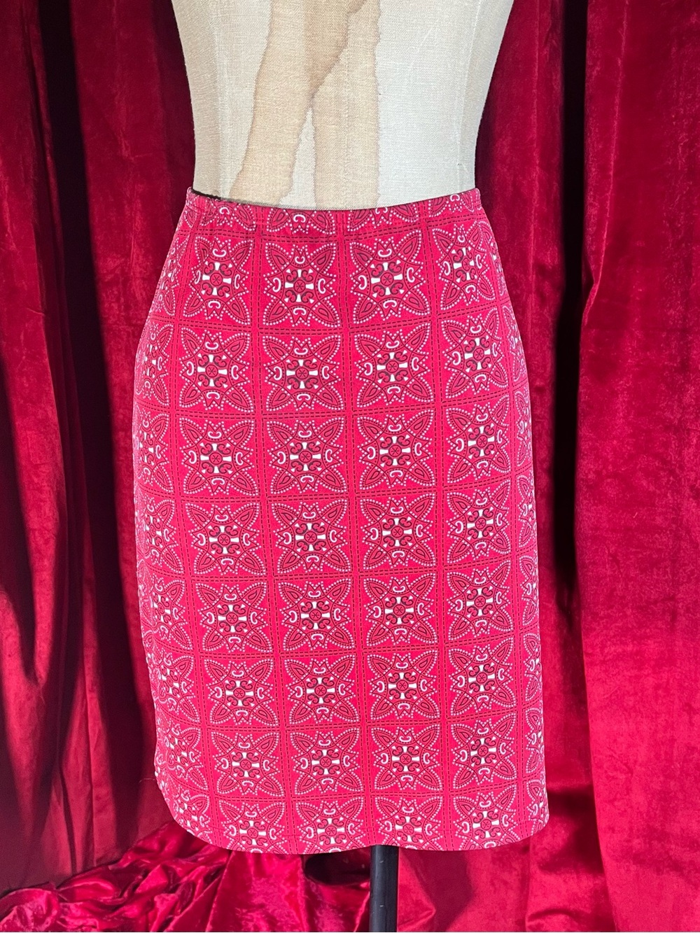 Vintage 90’s Bandana Print Mini Skirt